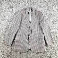 Dunn and Co Blazer Mens 44 Extra Large Cambridge Collection Houndstooth