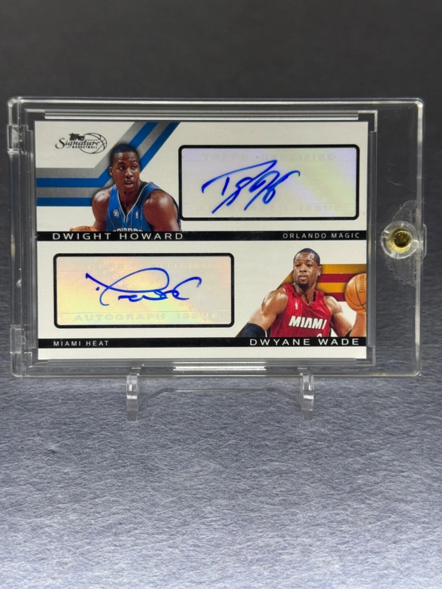 Topps Dwyane Wade Basketball Autographed Sports Trading Cards