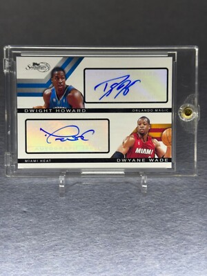 2008-09 Topps Signature Dwight Howard Dwyane Wade dual Auto /49