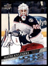 2020-21 Upper Deck Young Guns #480 Matiss Kivlenieks Rookie Blue Jackets RC