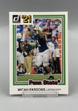 2021  Panini Chronicles Draft Picks #27 Micah Parsons Donruss Retro Pink 🔥
