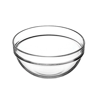 6 Stück  Alzweckschüssel Pasabahce  Hartglas Salatschale Obstschale 120 mm.
