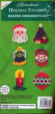 HERRSCHNERS HOLIDAY FAVORITE BEADED ORNAMENTS KIT SET OF 6