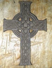 Cast Iron VICTORIAN Style CELTIC Wall Cross Rustic Decorative Finish Home Decor