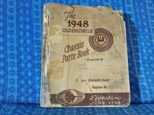 1935-1948 Oldsmobile Original Chassis Parts Book Catalog 1936 37 38 39 40 41 47