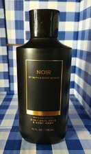 BATH  BODY WORKS NOIR MEN'S COLLECTION 3 IN 1 HAIR FACE  BODY WASH 10 fl oz