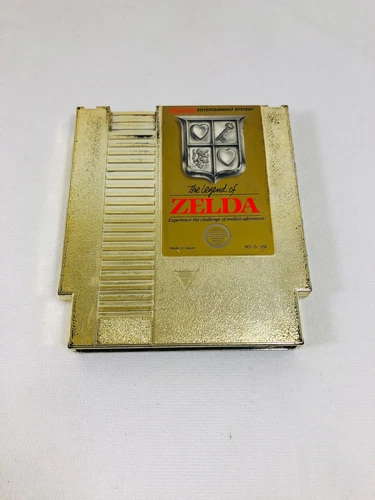 The Legend of Zelda Nintendo NES Gold Cartridge Tested Working *Cosmetic Wear