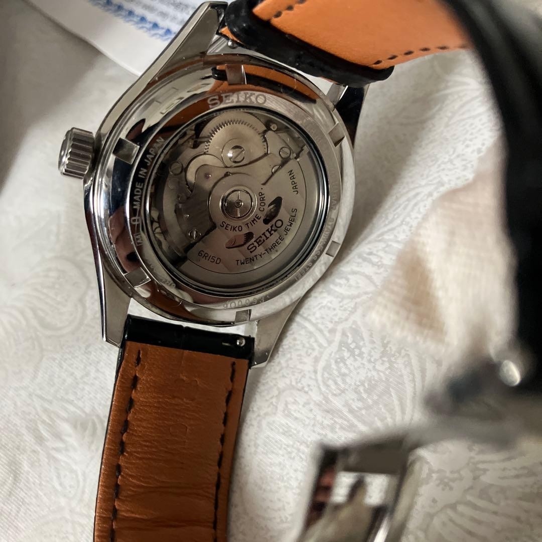 SEIKO Presage Urushi SARX029 Black Lacquer Dial Dress Watch - Excellent image 3