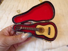 Miniature Guitar with Case