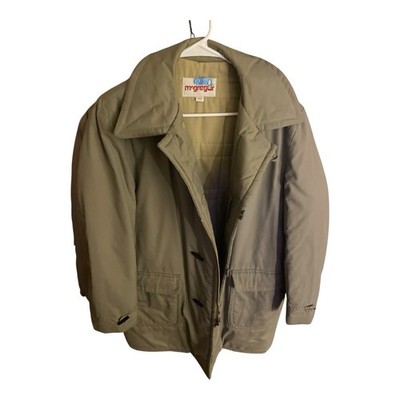 Vintage McGregor Jacket Mens 42 Tan Quilted Lined Coat Button Front Workwear