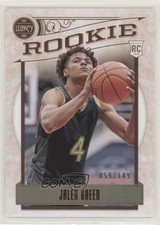 2021 Panini Chronicles Draft Picks Legacy Rookies Red /149 Jalen Green #338 1aj