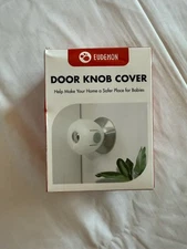 Eudemon 4 pack Baby Safety Door Knob Covers - White