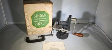 Singer Pinker Ball Bearing Godzilla hand Operated With Clamp VINTAGE