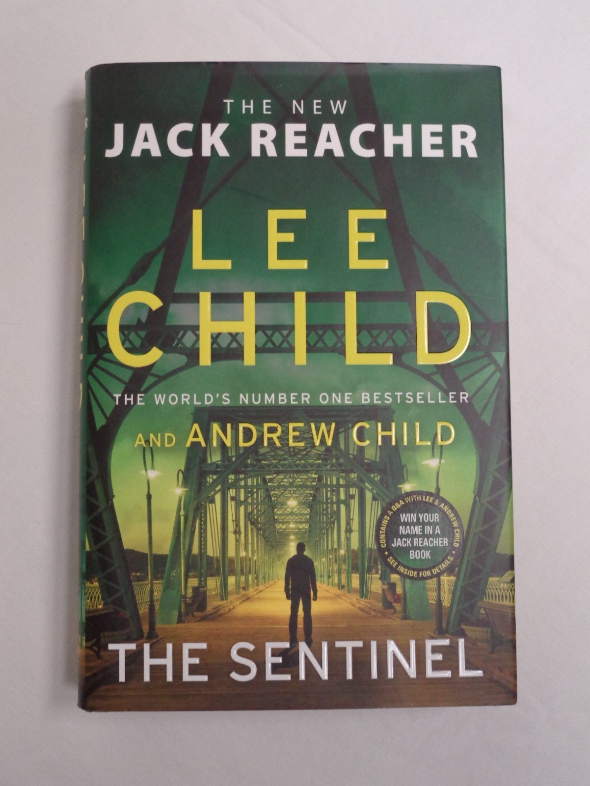 Lee Child Jack Reacher The Sentinel First Edition Thriller Hardback Book 2020