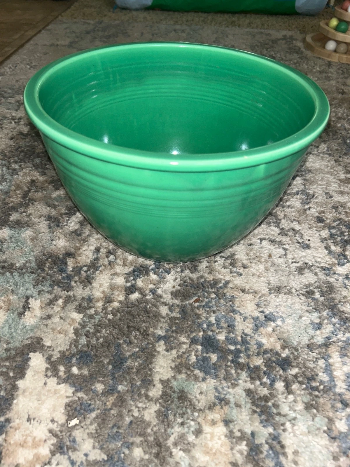 VTG 30’s Fiesta Ware Nested Mixing Bowl #7 From Set USA HLC Green INNER Rings
Opens in a new window