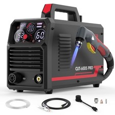 60Amp Plasma Cutter Non-HF Pilot Arc, Dual Voltage 110V/220V, Digital Display