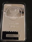 10 Troy oz Sunshine Mint .999 Fine Silver Bar Mint Mark Plastic Case