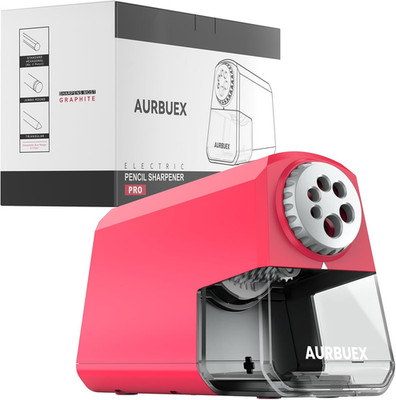 Heavy Duty Electric Pencil Sharpener-6-Hole for 6-12Mm Pencils,Auto Start/Stop,F