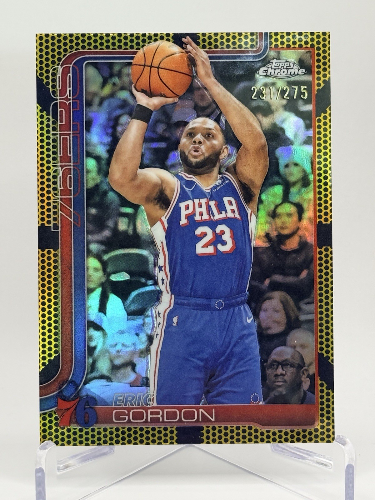 2025-26 Topps Chrome - Eric Gordon #184 Yellow Refractor /275