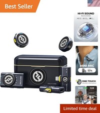 Lark M2 Wireless Microphone for iPhone/Camera/Android/PC, 48kHz/24-bit High F...