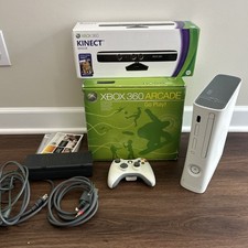 Microsoft Xbox 360 Arcade Edition White Conso...