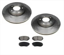 Front Wheel Drive Models Front Brake Rotors & Pads Fits 2007-2010 Ford Edge