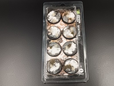 Gamers Grass Winter Bases 32mm Rund