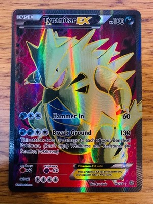 NM! Tyranitar EX (91/98) XY Ancient Origins Full Art Pokemon Karte! SCHNELLER VERSAND!
