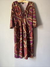 Talbots Petites 10P Multicolor midi dress
