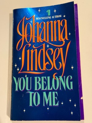 Vintage Historical Romance Stepback Fabio You Belong to Me Johanna Lindsey Avon