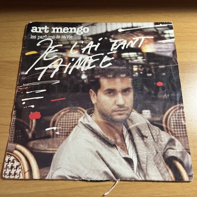 VINYL DISCO 45 GIRI ART MENGO LES PARFUMS DE SA VIE JE L'AI TANT AIMEE VINTAGE