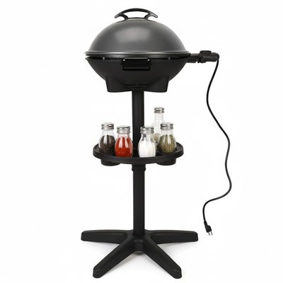 Outdoor Electric Grill for Balcony, Backyard & Outdoor Camping - 2-in-1 Grill...