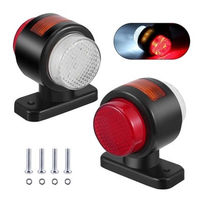2x PositionsLeuchte LED rot, weiß, orange Begrenzungsleuchte 12V/24V LKW Anhänge