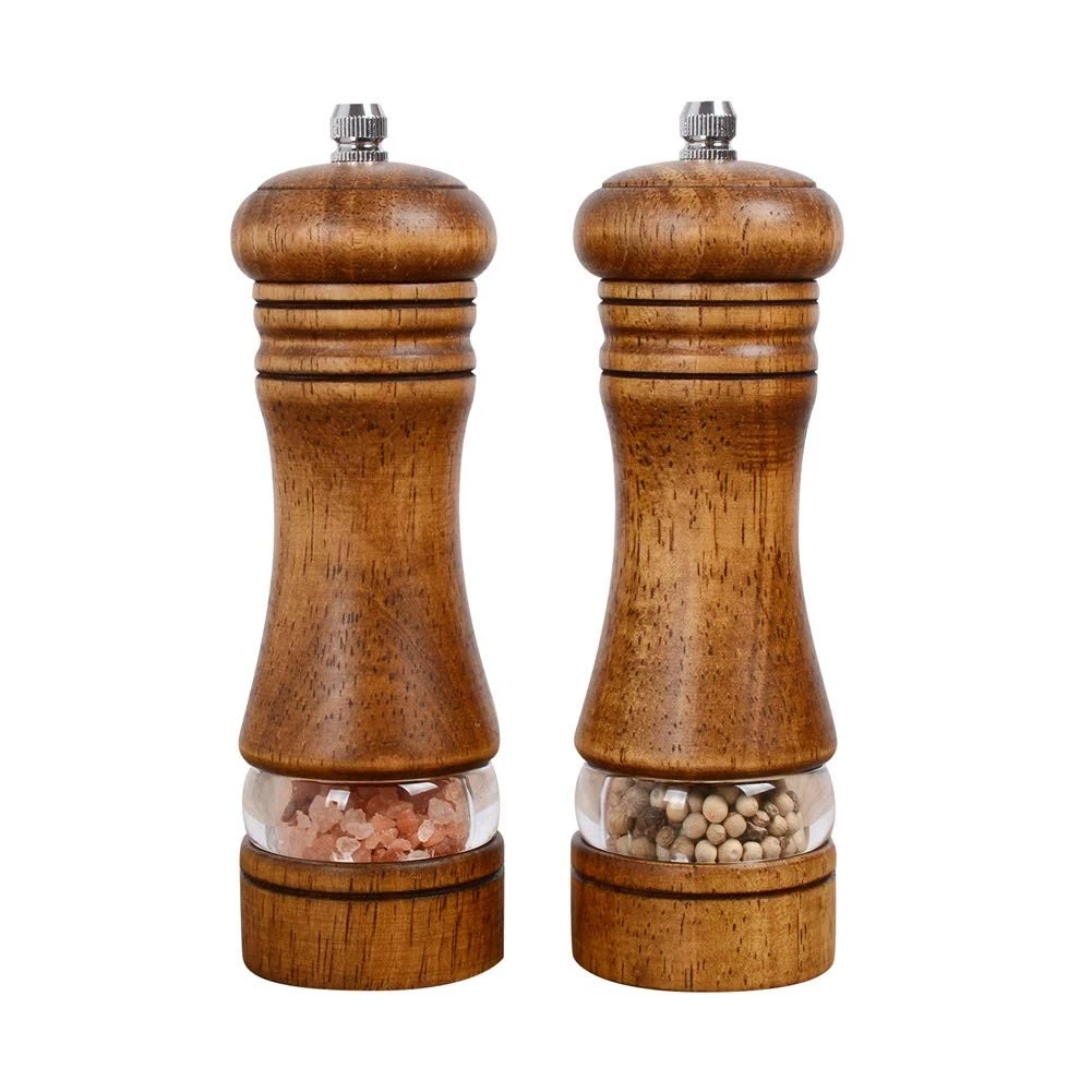 Wood Salt and Pepper Grinder Mills Set, Classic Manual Pepper Grinder Salt Gr...
Opens in a new wind