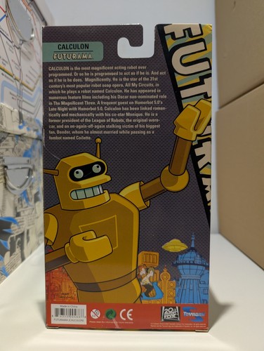Futurama Toynami Calculon Figure New & Sealed w/ Robot Santa Build-A-Bot Part - Picture 9 of 15