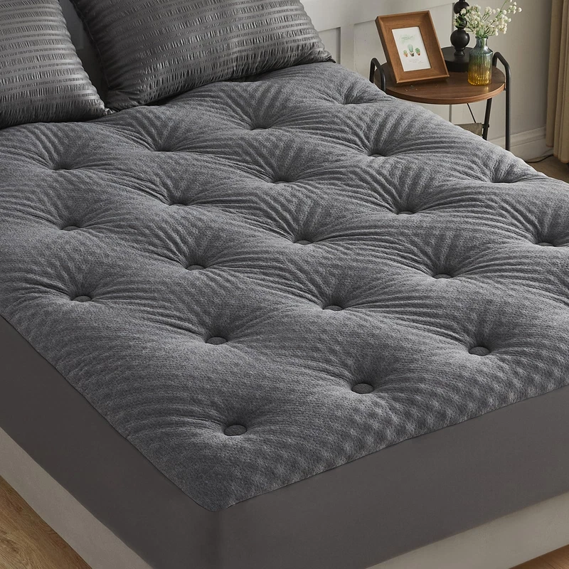 Quietsea Reversible Twin Mattress Topper Egg Crate Memory Foam Mattress Topper