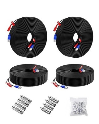 Anlapus 4 Stück 30 Meter AHD TVI CVI Vorgefertigt Kabel B