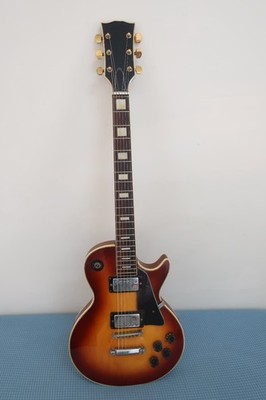 Vintage 1970s Teisco Early Ibanez ? LP Style Electric Guitar 8 Pounds Sunburst