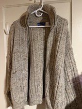 Men s Pendleton 100 Virgin Wool Sweater Size L Full Zipper