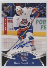 2015-16 Upper Deck AHL Short Print Auto Ryan Pulock #119 Auto 12jy