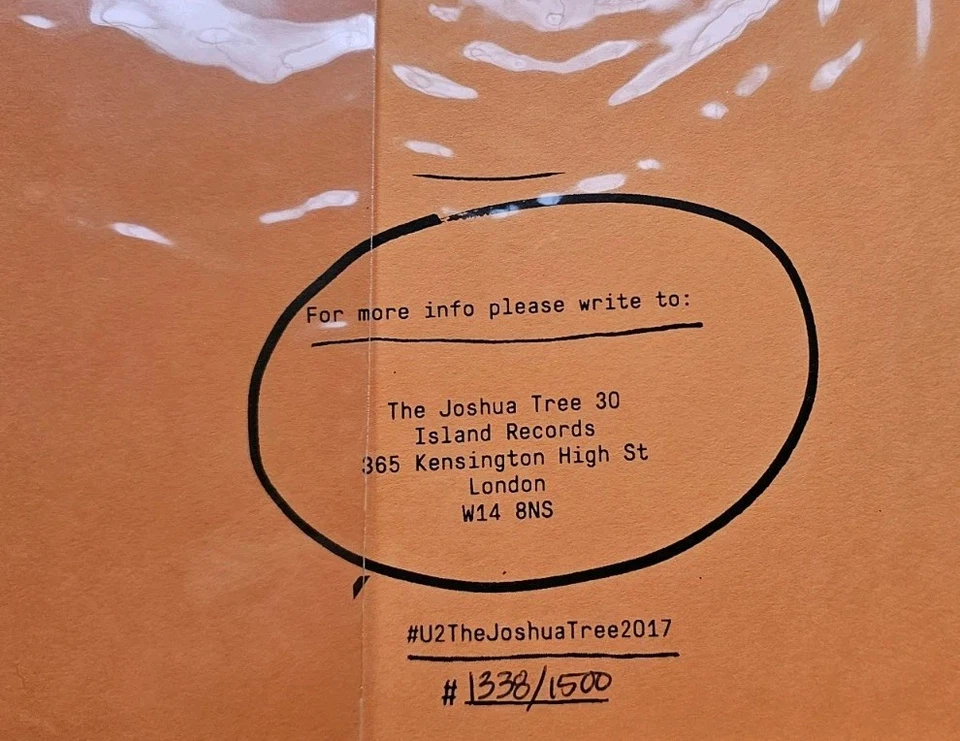 U2  RSD 2017 Ltd Fanzine MINT V RARE - Image 3 of 3