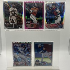 2023 Topps Chrome Refractors - YOU PICK (Pink, Prism, Rainbow, Sepia, X-Fractor)