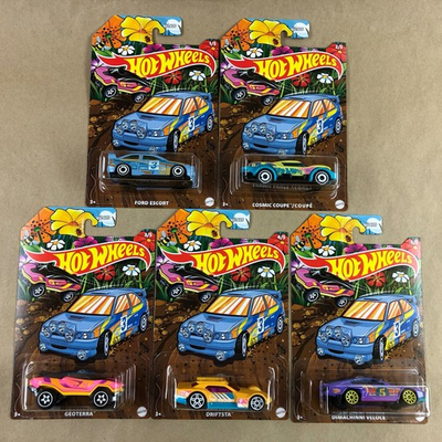 #ad #ad Hot Wheels 2026 Spring Easter 5 Car Set 1:64 Diecast Ford Escort Goterra Drifsta $16.99