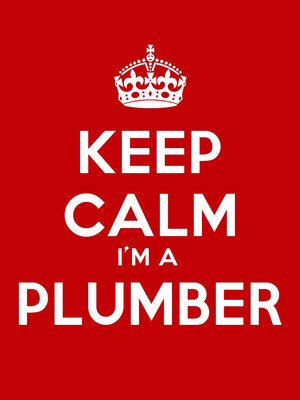 Keep Calm I'm A Plumber Kühlschrankmagnet - Klempnergeschenk - Klempnergeschenk 
