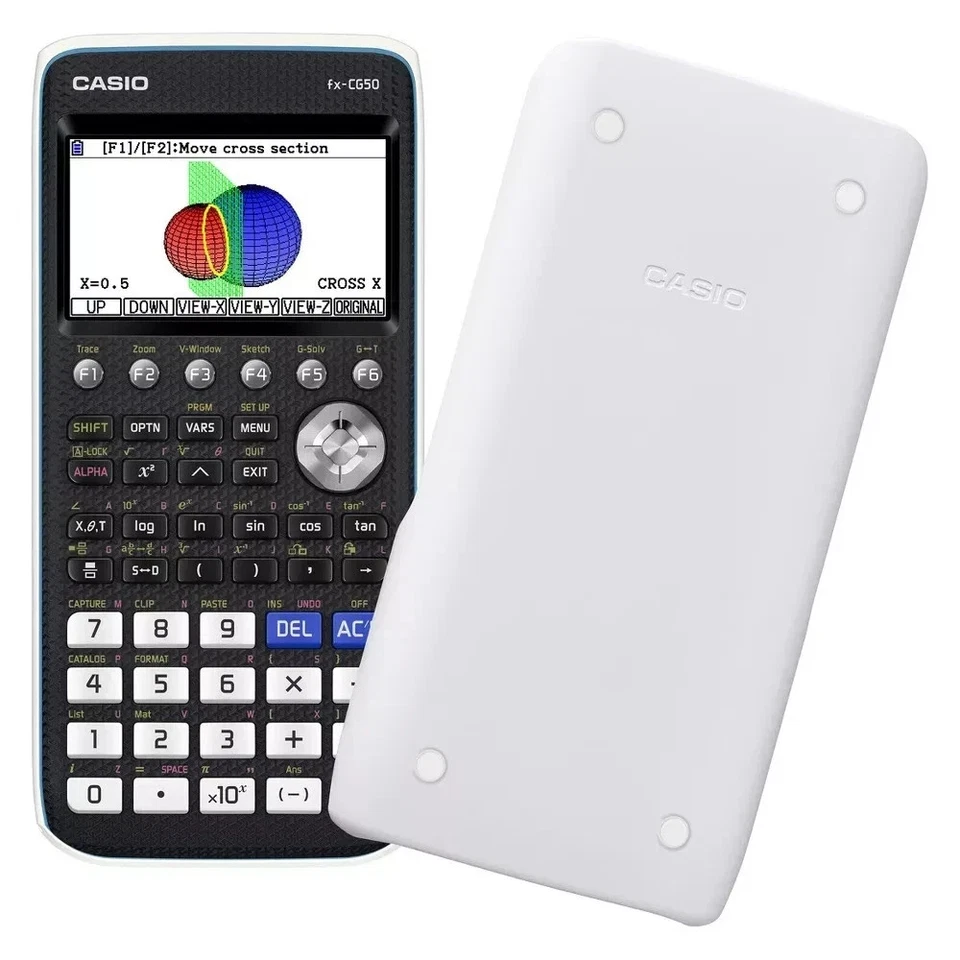 Casio Prizm FX-CG50 High-Resolution 3D Color Graphing Calculator with LCD Screen - Image 2 of 4