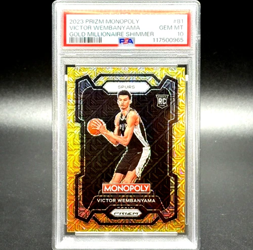 Victor Wembanyama 2023 Panini Prizm Victor Wembanyama Gold
