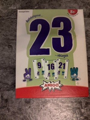 Aufsteigend 23 Ablegen - Kartenspiel - Familienspiel - Amigo Verlag 