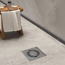 Stainless Steel Floor Drain with Copper Core Designed for Fast Water Drainage
