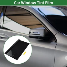 Nano Ceramic Car Window Tint Film 14.76 ft x 35.43 inch Black VLT 16% IRR 9%