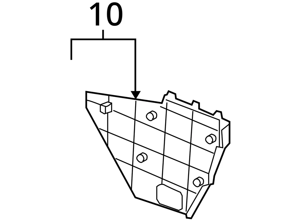 SE ADAPTA A PANEL PONTIAC MONTANA 2005-2006 ASM FLR CNSL SI TR 15108708 - NUEVO OEM Foto 3 de 3
